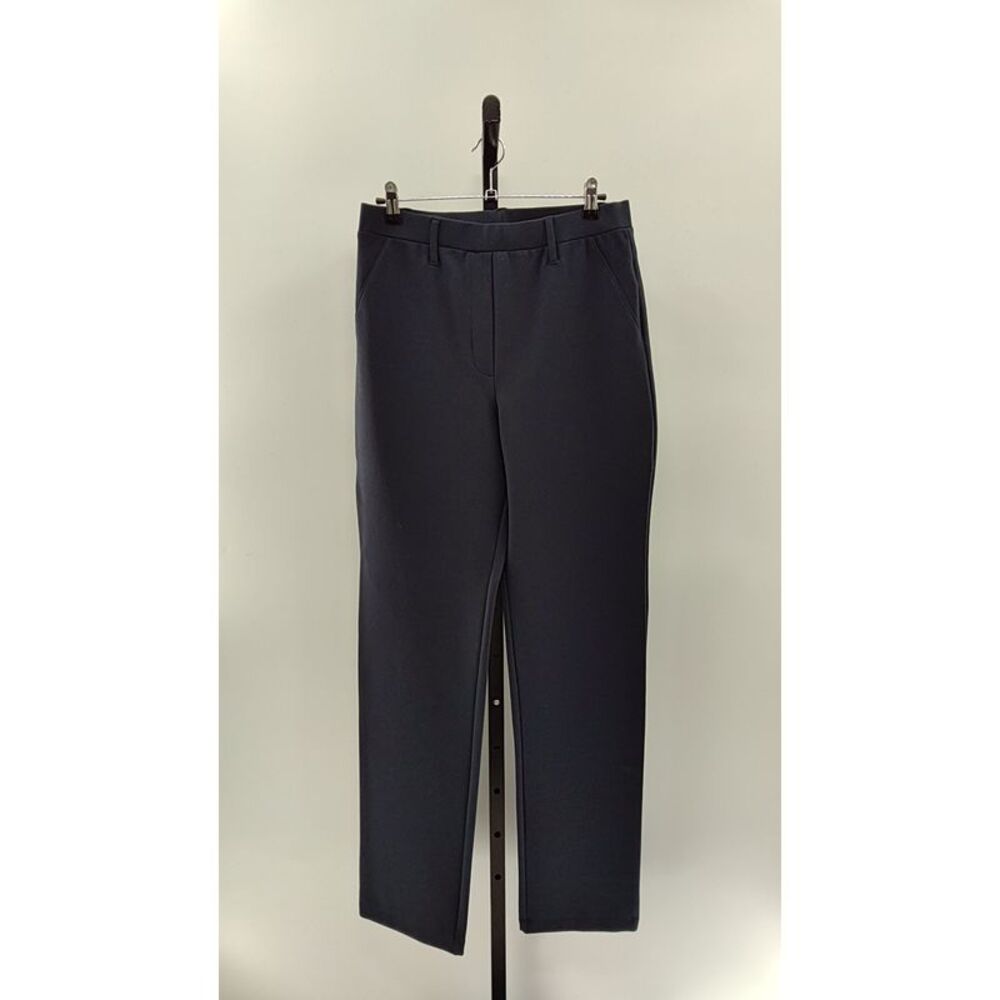 Quince Women's Navy Straight-Leg Pants 34” inseam